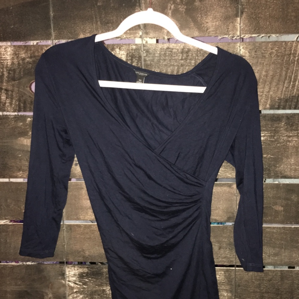 ANN TAYLOR BLACK SHIRT